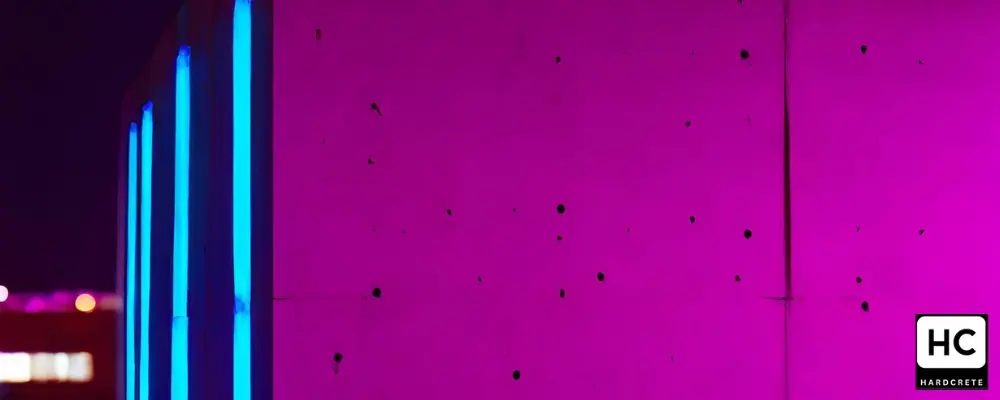 Building with neon lights(2)